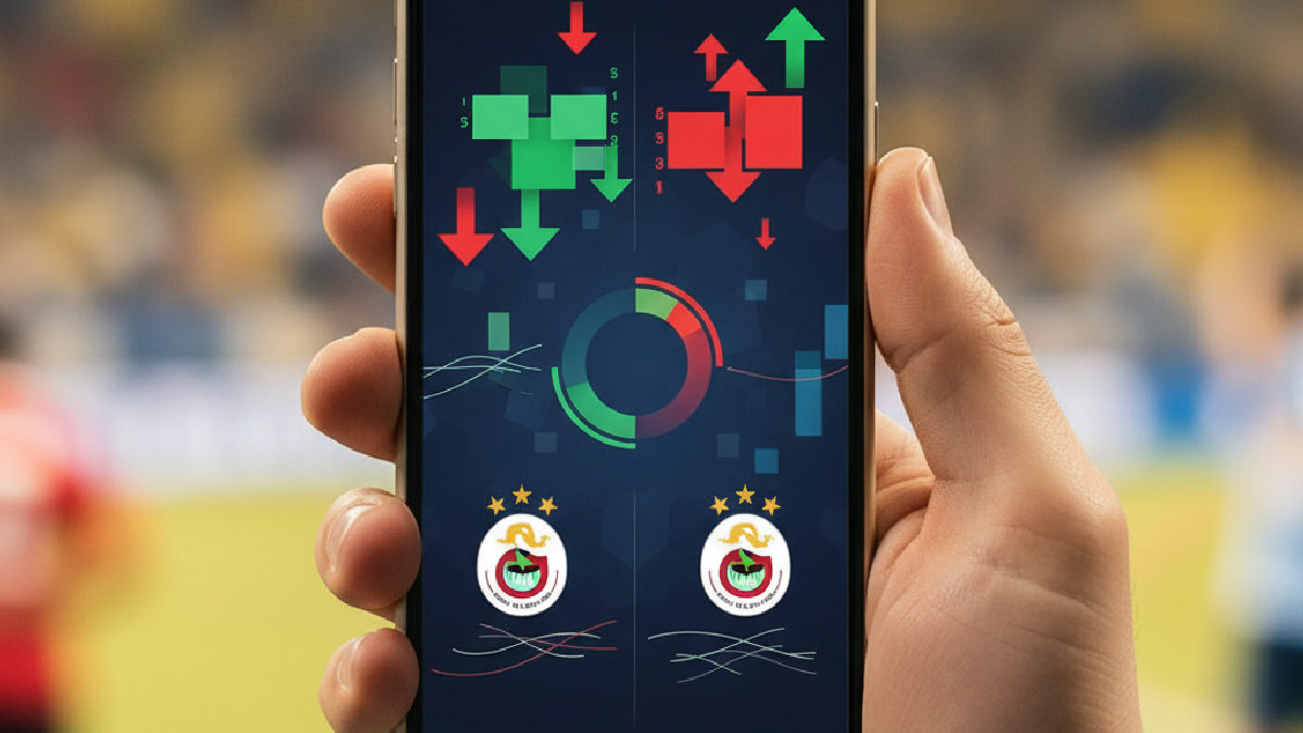 Mobil cihaz üzerinden anlık oran düşüş analizleri ile canlı bahis fırsatları değerlendiriliyor.